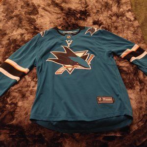 San Jose Sharks Teal Breakaway Jersey (L)